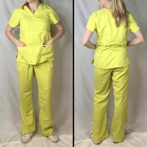 Grey's Anatomy Bright Yellow Scrubs